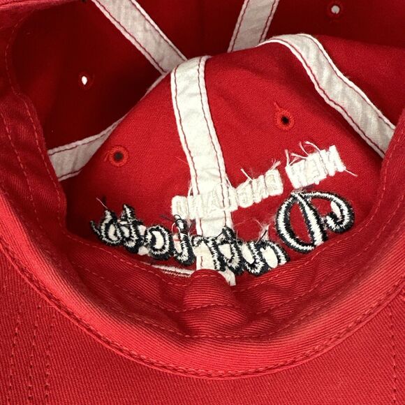 Rare 47 Brand New England Patriots Embroidered NFL Red Adjustable Hat - Picture 10 of 12